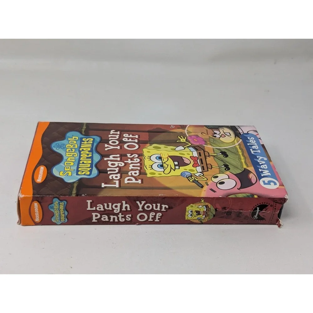 Spongebob Squarepants Laugh Your Pants Off‎ VHS 2003 Nickelodeon Cartoons Kids